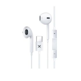 Syrox K20 Earbuds 1.20 mt Type-C Kablolu Mikrofonlu Beyaz Kulak İçi Kulaklık