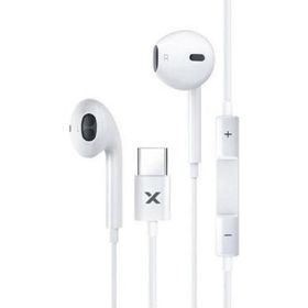 Syrox K20 Earbuds 1.20 mt Type-C Kablolu Mikrofonlu Beyaz Kulak İçi Kulaklık