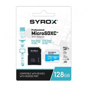 Syrox MC128 Microsd 128 GB Class 10 Hafıza Kartı