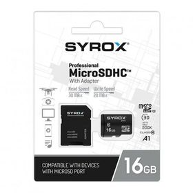 Syrox MC16 Microsd 16gb Class 10 Hafıza Kartı