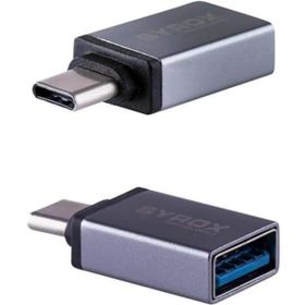 Syrox Metal MacBook İpad Air 2020 İpad Pro Surface Pro XPS ve Daha Fazlası İle Uyumlu USB To USB C Adapter Up 5 Gbps Type C USB 3.1 To USB 3.0 Dönüştürücü OTG Çevirici Adaptör