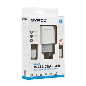 Syrox Micro USB Hızlı Şarj Cihazı