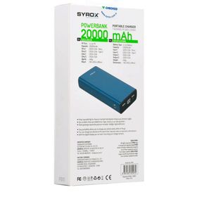 Syrox PB111 20000 mAh Powerbank