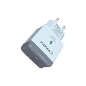 Syrox PD18B Type-C PD 18W QC 3.0A Beyaz Çıkışlı Şarj Adaptörü Başlık