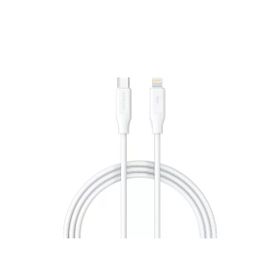 Syrox PD18LK 3.0A 18W 1 mt Type-C Lightning Beyaz Şarj ve Data Kablosu