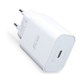 Syrox PD20B PD 3.0 20W Beyaz Type-C Çıkışlı Hızlı Şarj Adaptörü Başlık