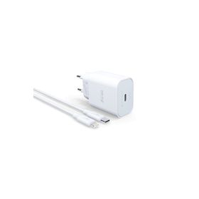 Syrox PD20L Şarj Aleti 3.0A PD 20W Beyaz Type-C To Lightning Kablo Set