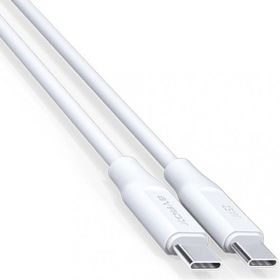 Syrox PD25TK Type-C To Type-C PD 25W 1 mt Beyaz Hızlı Data/Şarj Kablosu