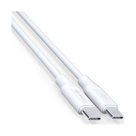 Syrox PD25TK Type-C To Type-C PD 25W 1 mt Beyaz Hızlı Data/Şarj Kablosu