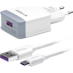 Syrox Q30 3.0A Micro USB Kablo Hızlı 3.0 Amper Şarj Adaptör