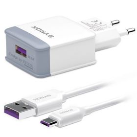 Syrox Q30 3.0A Micro USB Kablo Hızlı 3.0 Amper Şarj Adaptör
