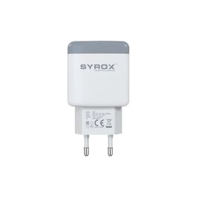Syrox Q33 3.0A 18W Beyaz Hızlı USB Duvar Şarj Adaptörü Başlık