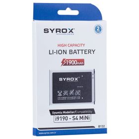 Syrox SYX-B132 Samsung S4 Mini 1900 mAh Batarya