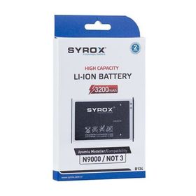 Syrox SYX-B134 Samsung Galaxy Note 3 3200 mAh Batarya