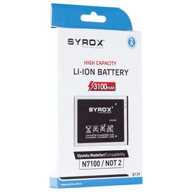 Syrox SYX-B139 Samsung Note 2 3100 mAh Batarya