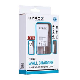 Syrox SYX-J14 Micro USB Şarj Cihazı