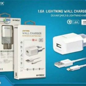 Syrox SYX-J46 iPhone 1.6 mAh 1 mt Hızlı Şarj Cihazı