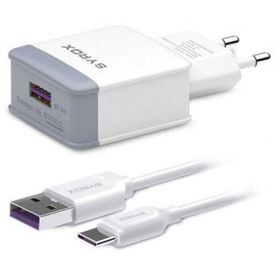 Syrox SYX-Q32 3 Amper Type-C Hızlı Ev Şarj