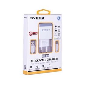 Syrox ZTE Axon Pro Hızlı Şarj Cihazı