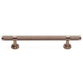System 128 mm Rose Rengi Klasik Kulp Mobilya Hırdavatı