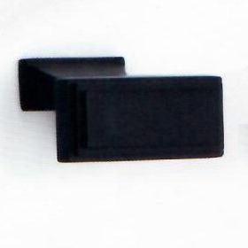 System 16 mm SY4237 0016 AL6 Siyah Düğme Kulp