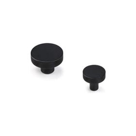 System 26 mm SY1910 0026 AL6 Siyah Düğme Kulp