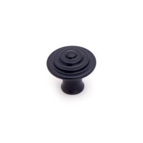 System 32 mm SY1935 0032 AL6 Siyah Düğme Kulp