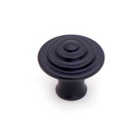 System 32 mm SY1935 0032 AL6 Siyah Düğme Kulp