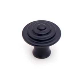 System 32 mm SY1935 0032 AL6 Siyah Düğme Kulp
