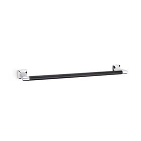 System BA10004 001004 CR-AL6 Pruva 45 cm Siyah Krom Uzun Havluluk