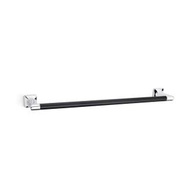 System BA10004 001004 CR-AL6 Pruva 45 cm Siyah Krom Uzun Havluluk