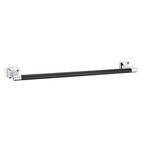 System BA10004 001004 CR-AL6 Pruva 45 cm Siyah Krom Uzun Havluluk