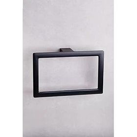System BA1019 005 AL6 Flat Mat Siyah Halka Havluluk