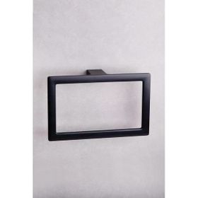 System BA1019 005 AL6 Flat Mat Siyah Halka Havluluk