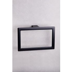 System BA1019 005 AL6 Flat Mat Siyah Halka Havluluk