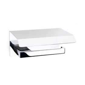 System BA1019 011 CR Krom Flat Kapaklı Tuvalet Kağıtlığı