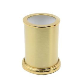 System BA2000 007 GL 101x83x83 mm Tezgah Üstü Gold Diş Fırçalık