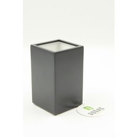 System BA20005 001007 CR-AL6 Siyah Krom Tezgah Üstü Diş Fırçalık