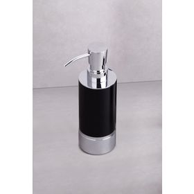 System BA2006 006 CR-AL6 Krom Siyah Sıvı Sabunluk