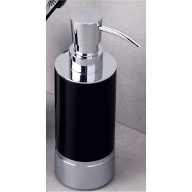System BA2006 006 CR-AL6 Krom Siyah Sıvı Sabunluk