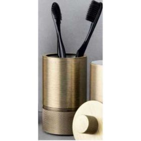 System BA2006 007 GL 102x60x60 mm Tezgah Üstü Gold Diş Fırçalık