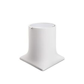 System BA4007 030 R1-CR Beyaz Krom Çöp Kovası