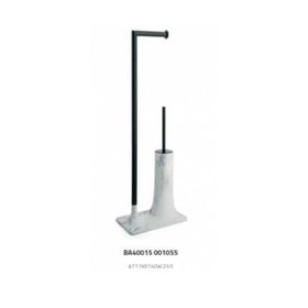System BA4015 048 R3-AL6 Hareketli Siyah Mermer Desenli WC Set