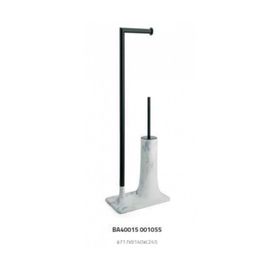 System BA4015 048 R3-AL6 Hareketli Siyah Mermer Desenli WC Set