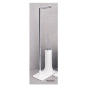 System BA4015048R1-CR Beyaz Krom Hareketli WC Seti