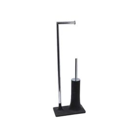System BA4015048R2-CR Siyah Krom Hareketli WC Seti