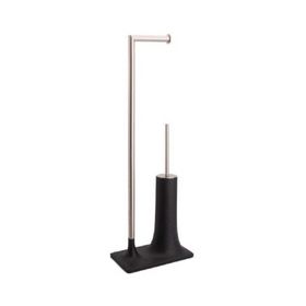 System BA4015048R2-NBM Siyah Nikel Saten Mat Hareketli WC Seti