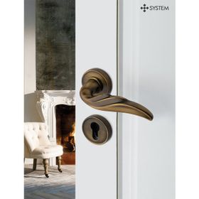 System Belinda Wc Altın Bronz Kapı Kolu