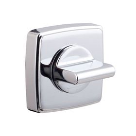System CR Krom Kare Çizgili Wc Rozet Kapağı