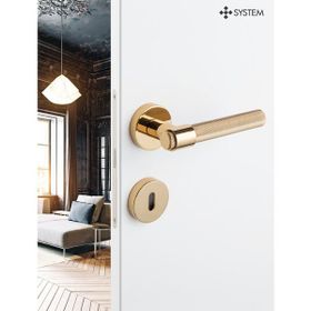 System HA187TRO12 BBN Füme Saten Axel-T Kapı Kolu